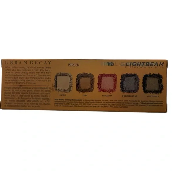 NEW Urban Decay LIGHTBEAM 5-color full size eyeshadow palette - Picture 3 of 4